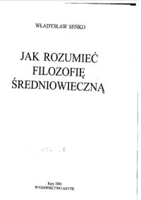 cover of the book Jak rozumieć filozofię średniowieczną