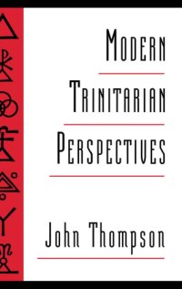 cover of the book Modern Trinitarian Perspectives