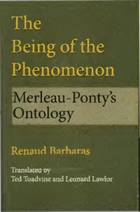 cover of the book The Being of the Phenomenon: Merleau-Ponty's Ontology