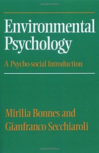 cover of the book Environmental Psychology: A Psycho-social Introduction