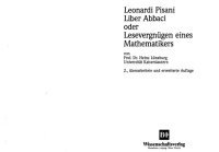 cover of the book Leonardi Pisani Liber Abbaci oder Lesevergnügen eines Mathematikers