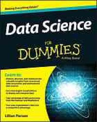 cover of the book Data science for dummies