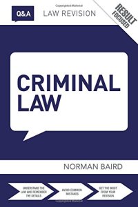 cover of the book Q&A Criminal Law