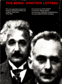 cover of the book The Born-Einstein Letters