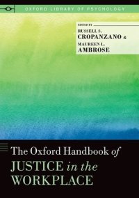 cover of the book The Oxford Handbook of Justice in the Workplace