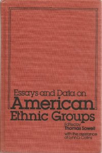 cover of the book Essays and data on American ethnic groups