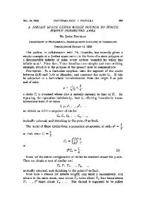 cover of the book A Jordan Space Curve Which Bounds No Finite Simply Connected Area