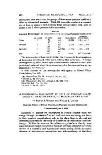 cover of the book A Statistical Discussion of Sets of Precise Astronomical Measurements III; Masses of the Stars