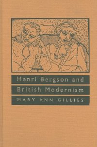 cover of the book Henri Bergson and British Modernism