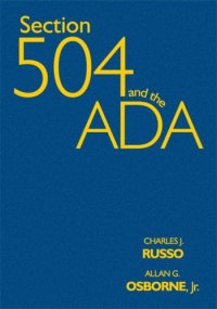 cover of the book Section 504 and the ADA