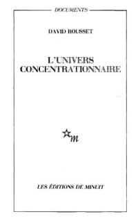 cover of the book L'Univers Concentrationnaire