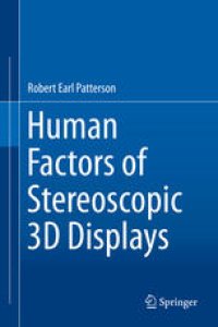 cover of the book Human Factors of Stereoscopic 3D Displays