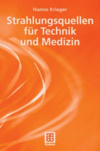 cover of the book Strahlungsquellen für Technik und Medizin