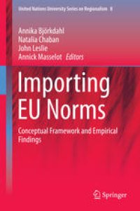 cover of the book Importing EU Norms: Conceptual Framework and Empirical Findings