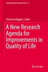 cover of the book A New Research Agenda for Improvements in Quality of Life