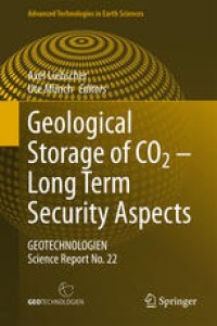 cover of the book Geological Storage of CO2 – Long Term Security Aspects: GEOTECHNOLOGIEN Science Report No. 22