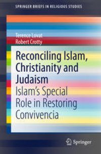 cover of the book Reconciling Islam, Christianity and Judaism: Islam’s Special Role in Restoring Convivencia