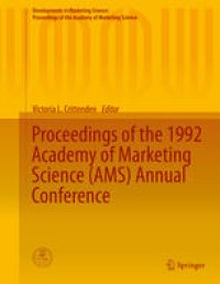 cover of the book Proceedings of the 1992 Academy of Marketing Science (AMS) Annual Conference