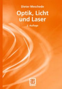 cover of the book Optik, Licht und Laser