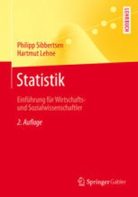 cover of the book Statistik: Einführung für Wirtschafts- und Sozialwissenschaftler