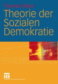 cover of the book Theorie der Sozialen Demokratie