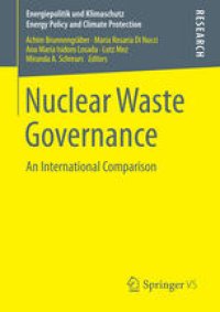 cover of the book Nuclear Waste Governance: An International Comparison