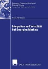 cover of the book Integration und Volatilität bei Emerging Markets