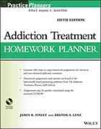 cover of the book Addiction treatment homework planner