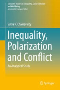 cover of the book Inequality, Polarization and Conflict: An Analytical Study