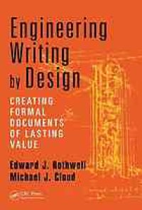 cover of the book Engineering writing by design : creating formal documents of lasting value