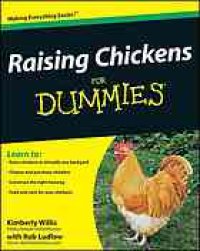 cover of the book Raising chickens for dummies