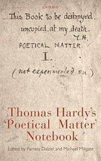 cover of the book Thomas Hardy's 'Poetical matter' notebook