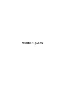 cover of the book Modern Japan; its political, military, and industrial organization