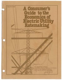 cover of the book A consumer's guide to the economics of electric utility ratemaking