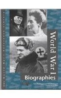 cover of the book World War I:  Biographies