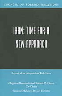 cover of the book Iran : time for a new approach