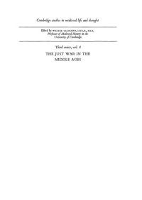 cover of the book The just war in the Middle Ages