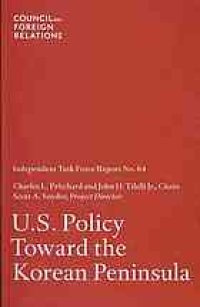 cover of the book U.S. policy toward the Korean peninsula