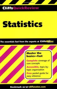 cover of the book CliffsQuickReview Statistics