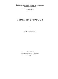 cover of the book Vedic mythology