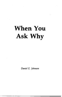 cover of the book When you ask why