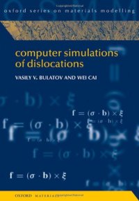 cover of the book Computer Simulations of Dislocations