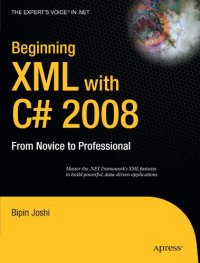 cover of the book Beginning XML with C# 2008: From Novice to Professional