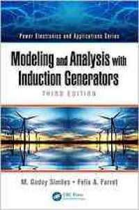 cover of the book Modeling and Analysis with Induction Generators