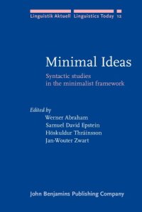 cover of the book Minimal Ideas: Syntactic studies in the minimalist framework