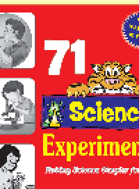 cover of the book 71 Science Experiments. Making Science Simpler for You