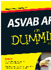 cover of the book ASVAB AFQT For Dummies