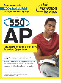 cover of the book 550 AP U.S. Government & Politics Practice Questions