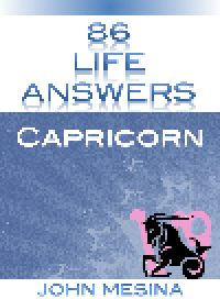 cover of the book 86 Life Answers. Capricorn