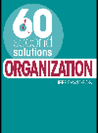 cover of the book 60 Second Solutions: Organization